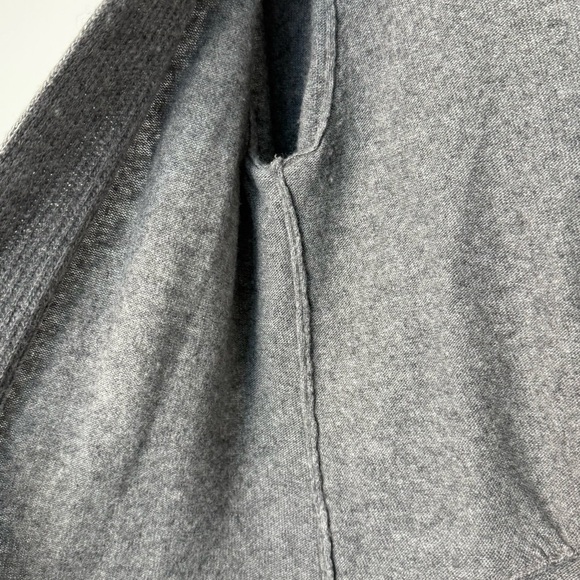 Banana Republic wool Cashmere blend Grey Cardigan Sweater size M - Picture 5 of 9